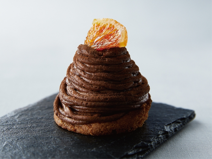 「生チョコオレンジモンブラン480円(税込528円)」