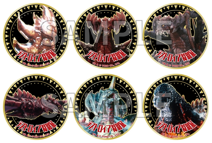 ▲メタル缶バッジ(ランダム全6種) 　／各880円（税込）