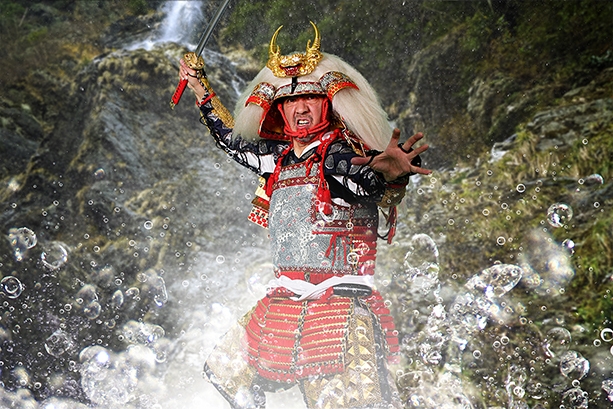 川中島での一騎打ち(信玄)