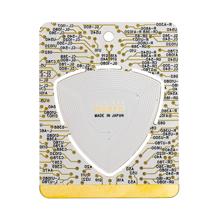 FLASH EVA01 ピックキーホルダー 白 裏