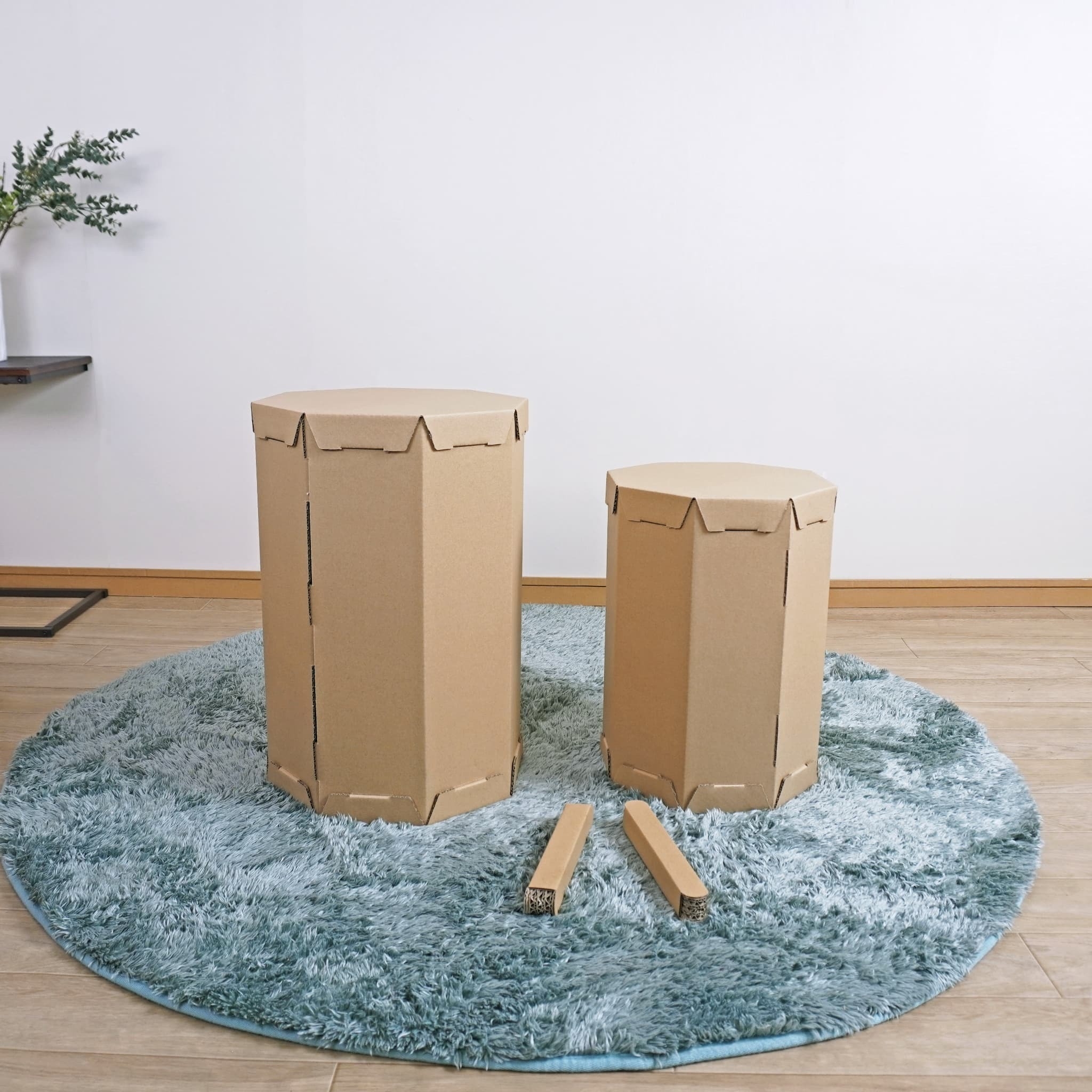 ダンボール太鼓 大、小