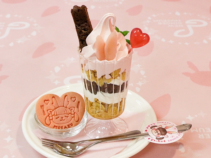 ニュージンジャーパフェ&もえあずイワシカクッキー