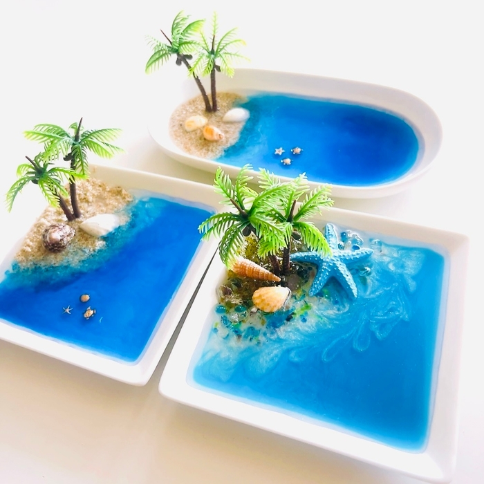 小さな海辺のレジンアート講座 by まるまりん