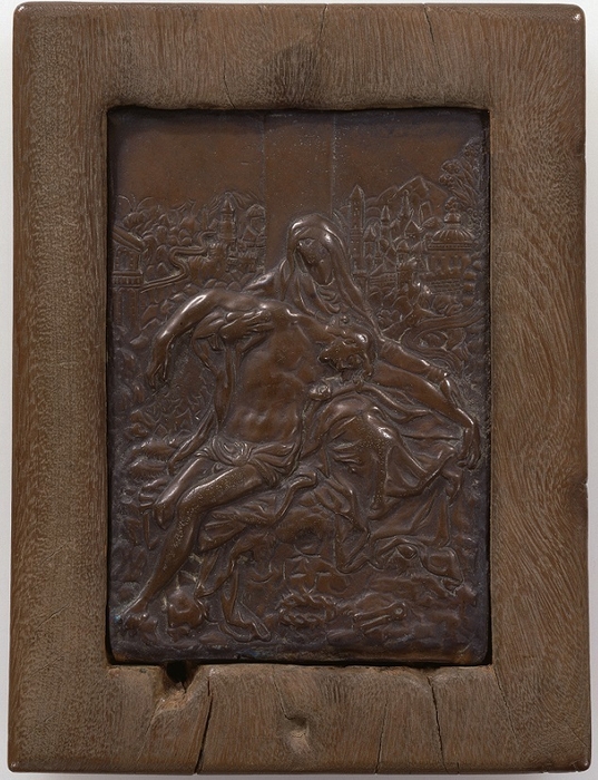 重要文化財 板踏絵 キリスト像(ピエタ) 江戸時代・17世紀 東京国立博物館蔵