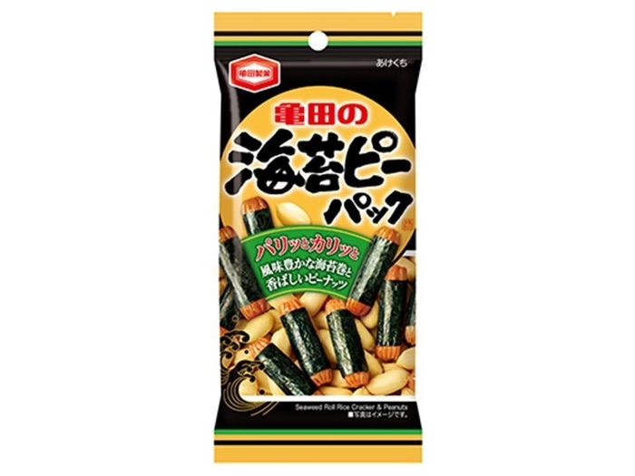 対象商品の一例 亀田海苔ピーパック(画像はイメージです。)