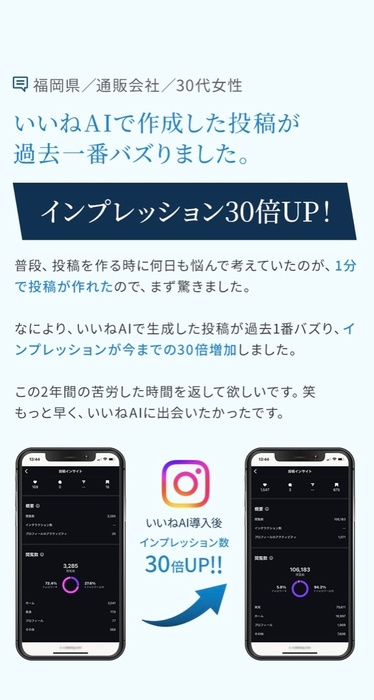 いいねAI利用者の声