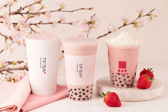 春水堂、TP TEAの桜スタンプラリー