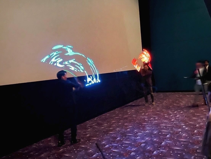 LED点滅の刃体験