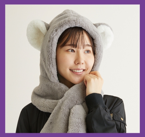 エスタ (estaa) フーディーマフラー コアラ