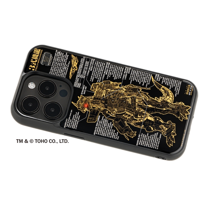 FLASH 3式機龍 基板アート iPhone 15 Proケース ななめ