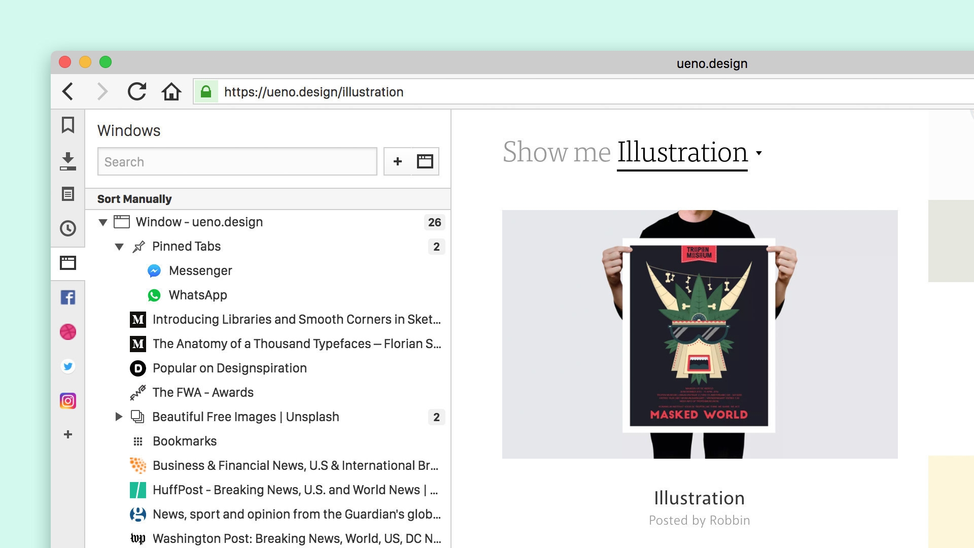 ウィンドウパネル