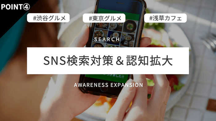 SNSハッシュタグ検索対策&認知拡大