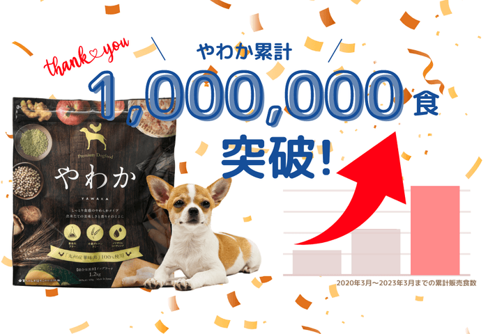 100万食突破!