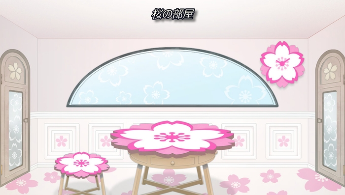 桜モチーフのインテリア『桜の部屋』