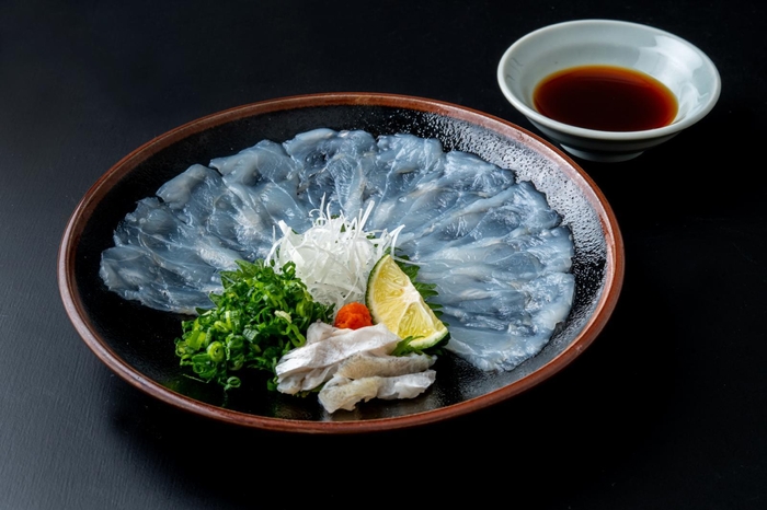 天然てっさ(ふぐ刺し)