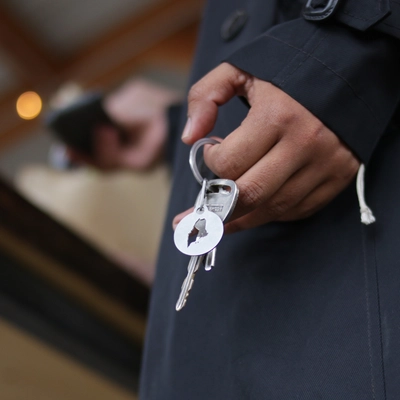 米国特許取得　フラット構造の爪を痛めないキーリング 『KEYROUND』8月29日(金)より先行販売開始！