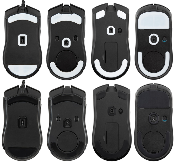 GRAPHT PTFE マウスソール 装着イメージ