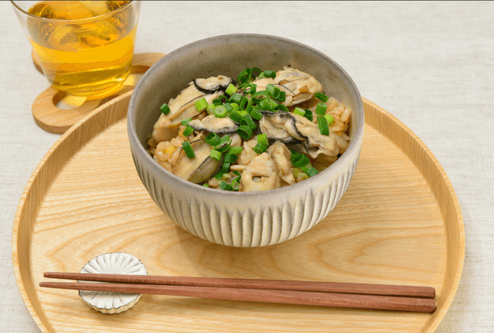 かきの土手鍋風 炊き込みご飯