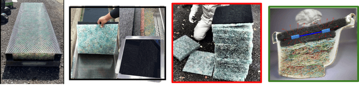 極細分別グレーチング 分別集水マットSS型s 分別集水マット充填型 軒樋排水革命