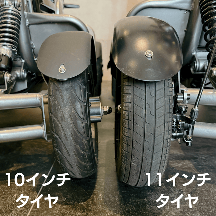 タイヤサイズの違い