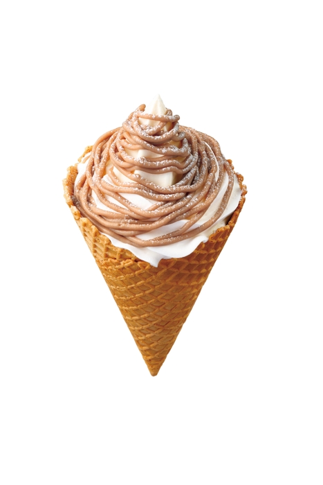 ワッフルソフトクリーム モンブラン 単品画像