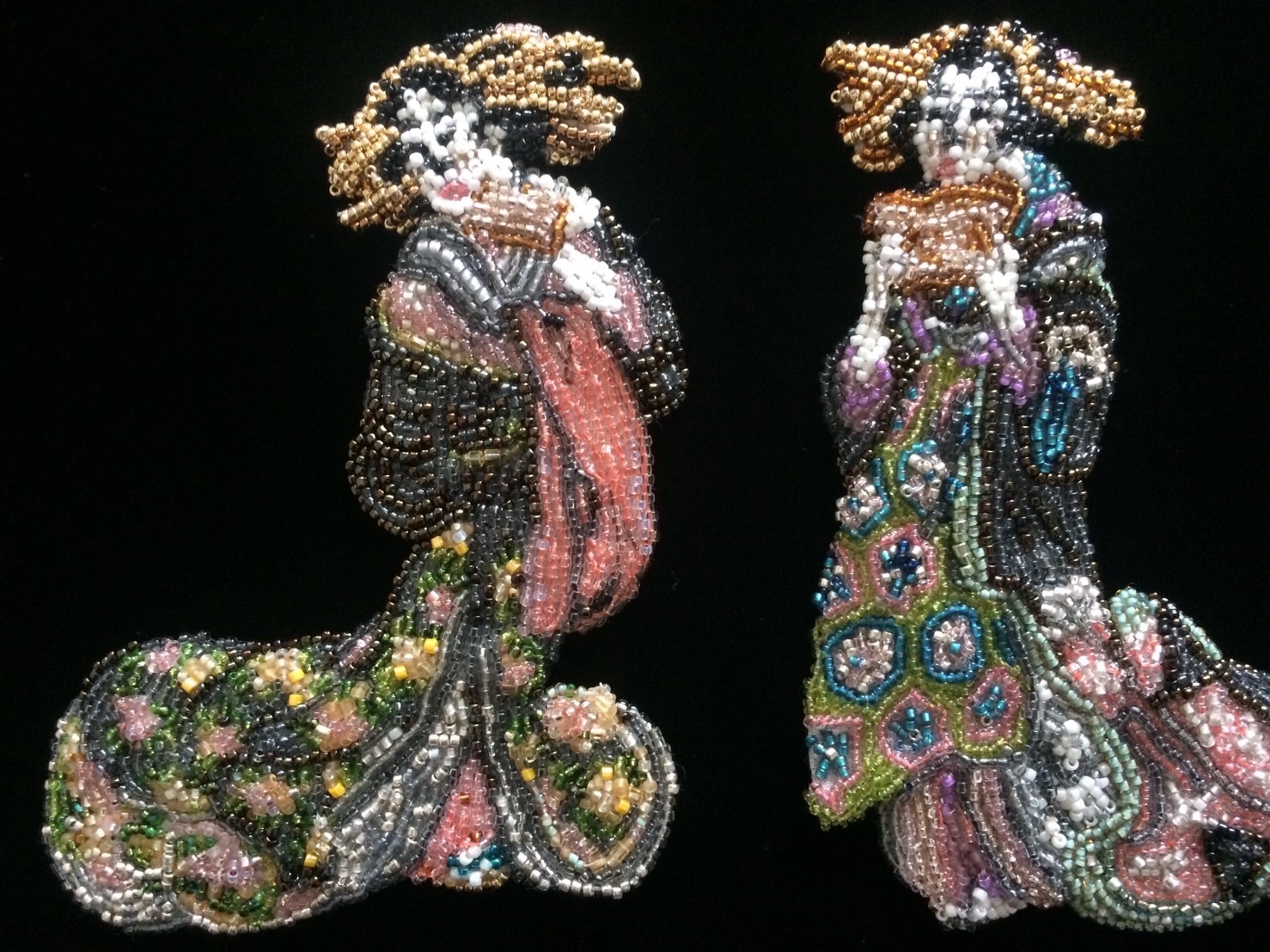 刺繍作品:花魁