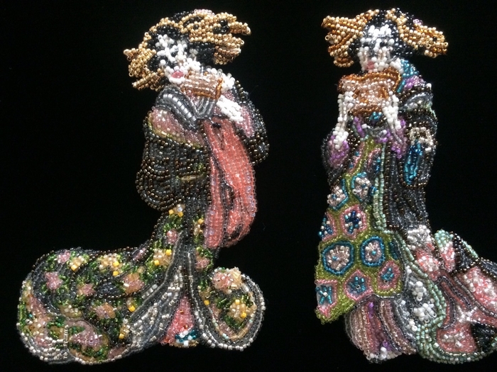 刺繍作品:花魁