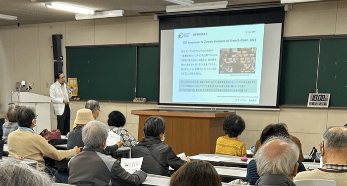 令和5年（2023年）第7回「世界糖尿病デー」ミニセミナーの様子