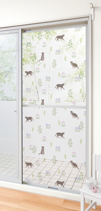 張り替えイメージ　ネコ