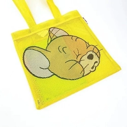 トムとジェリーのフェイスメッシュシリーズ。癒しのビッグフェイスデザイン。中身が見えてすっきり収納。