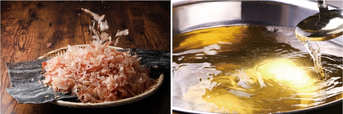 大阪黒門市場 安政元年創業山長商店の節を使用/天然出汁で旨味を引き出します