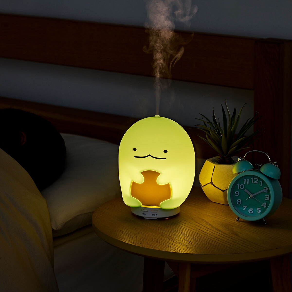 すみっコぐらし ルームライト加湿器 とかげ(加湿器兼ルームライト イメージ2)