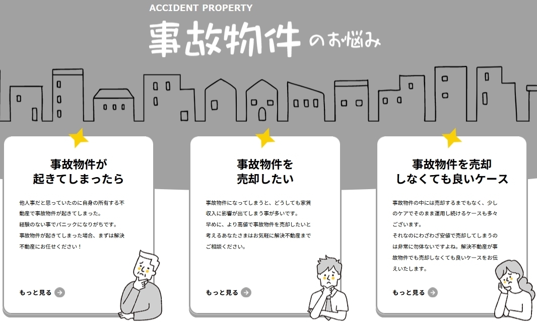 解決不動産 事故物件