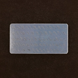 ハーバリウム、ハンドメイドアクセサリー作りの表現を広げる UVレジン用フォントモールド「筆記体タイプ」を販売開始！