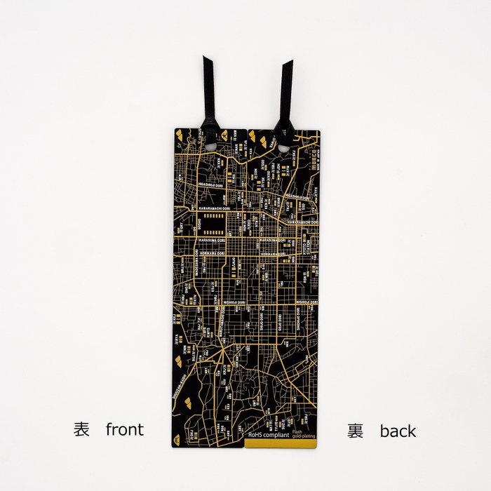 京都回路地図 基板アート栞 黒 両面