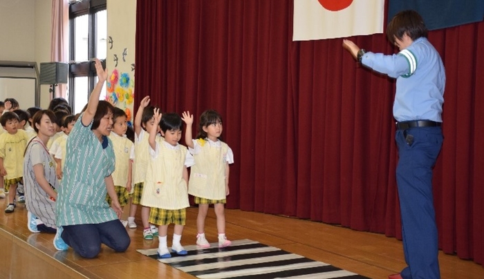 令和元年(2019年)の「交通安全教室」の様子