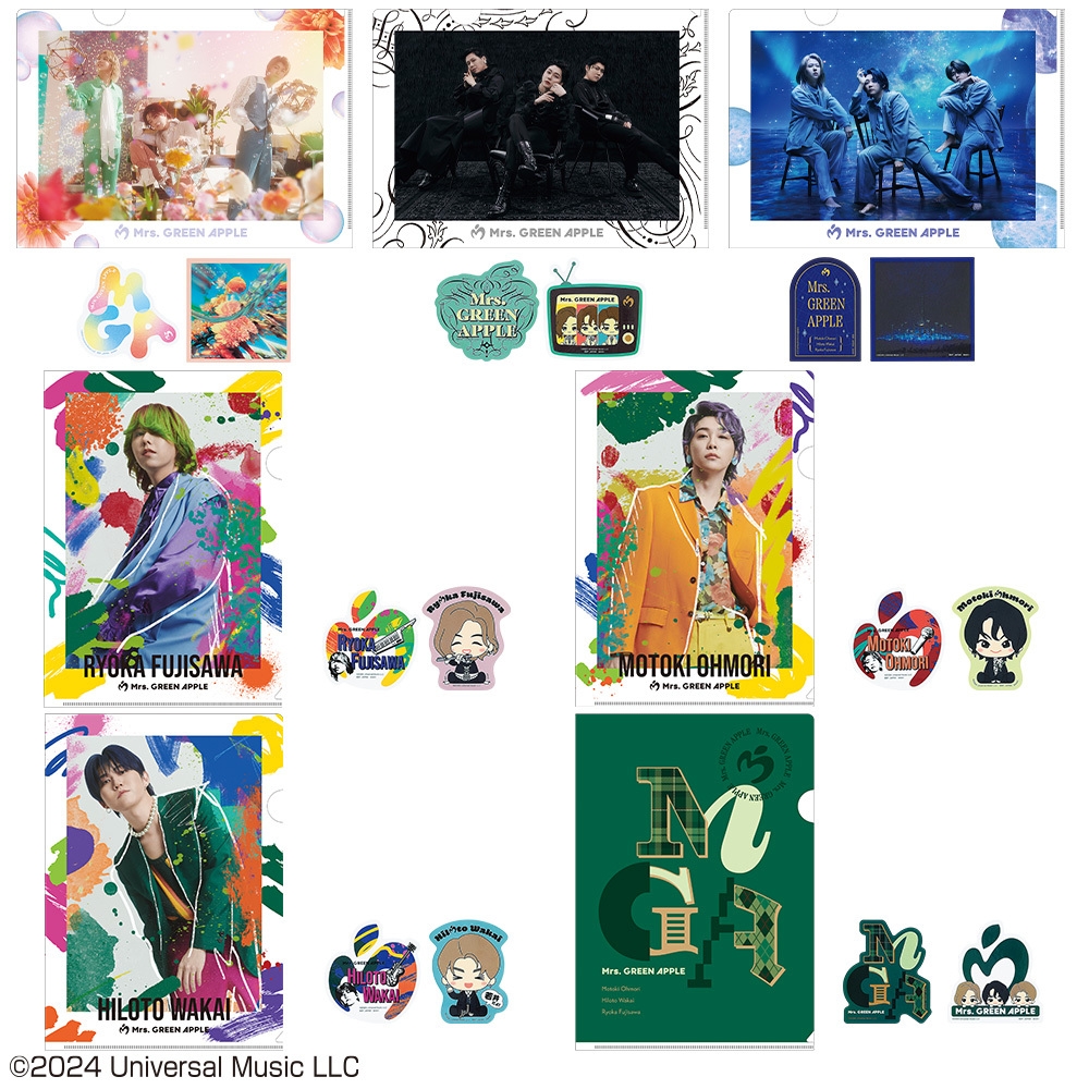 F賞:クリアファイル&ステッカー