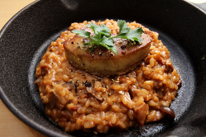 シェフいちおし!石焼フォアグラリゾット