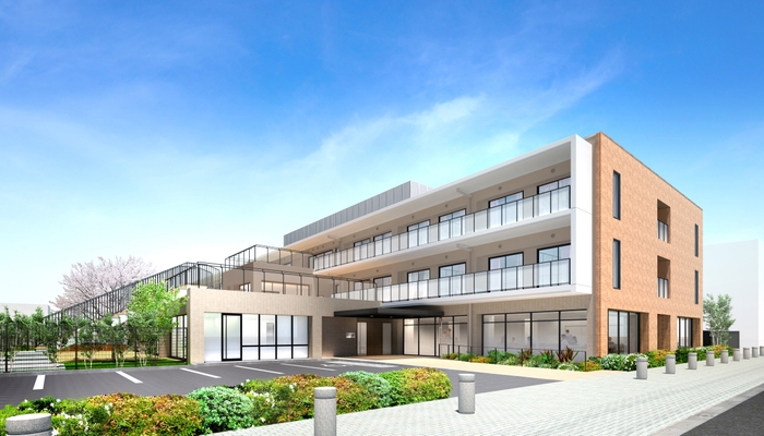 グランダ国立 外観(完成予想CG)。 土地建物の所有形態:事業主体非所有