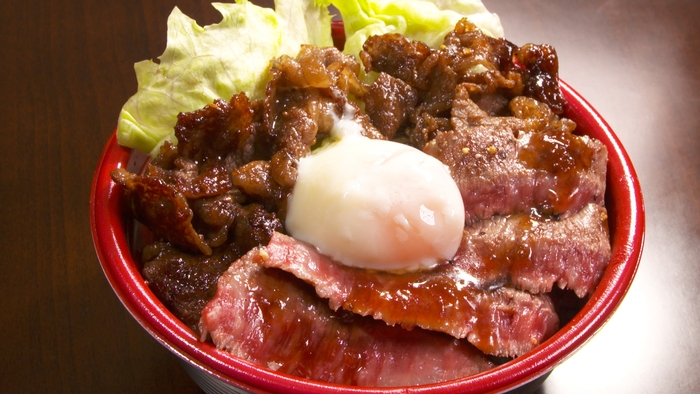 山形 焼きすきステーキ丼