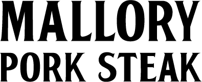 マロリーポークステーキ　ロゴ