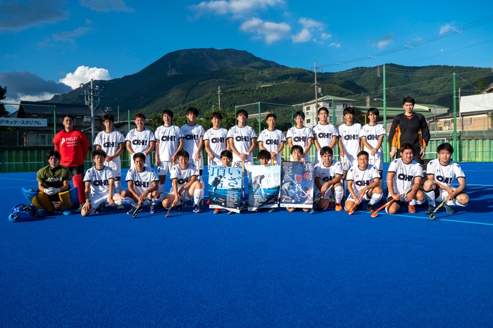 選手全員に遺伝子検査を実施(OSPホッケースタジアムにて)