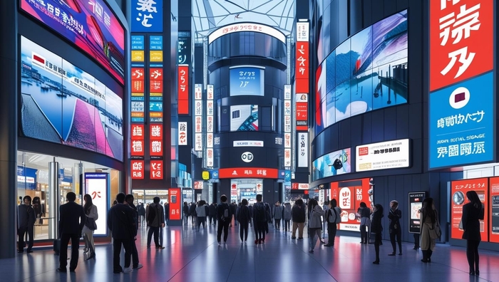 日本のデジタルサイネージ市場