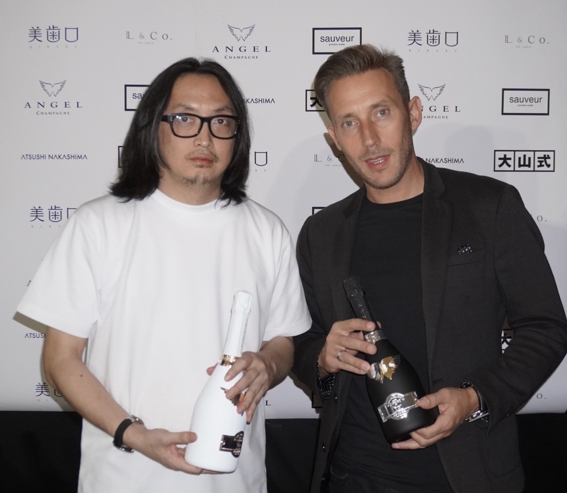 左:ATSUSHI  NAKASHIMA 右:ANGEL PRODUCTS LIMITED CEO Ryan Platt