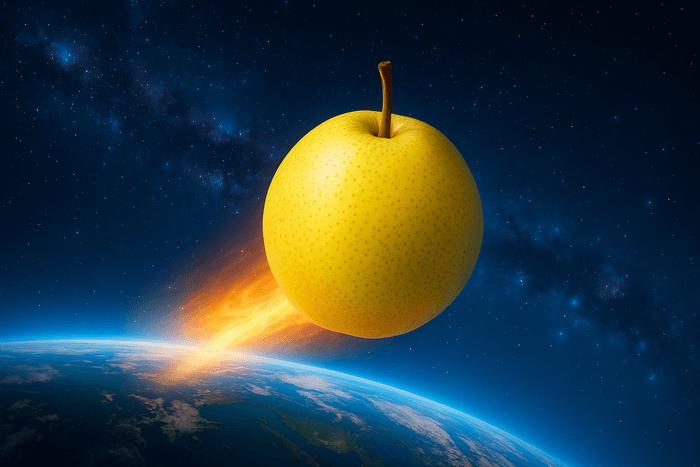 宇宙梨イメージ