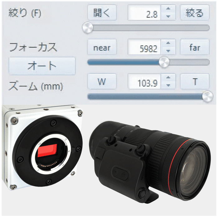 RF マウントレンズ対応