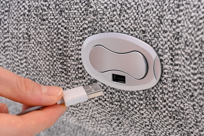 USBポート:「回転スイングソファ RKS-90」(Type-A)