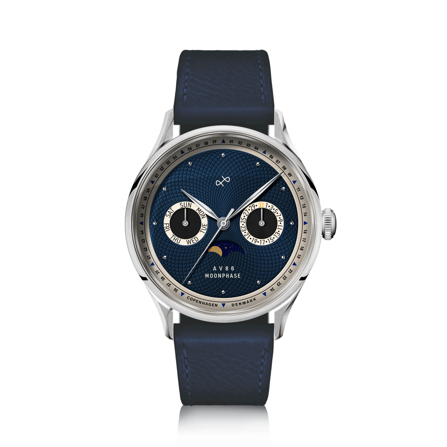 1968 Moonphase, Steel / Dark Blue