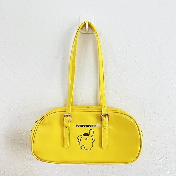 ポムポムプリンのワイドボストンバッグ