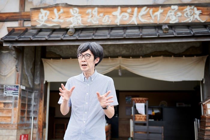 お化け屋敷プロデューサー 五味弘文 映画村にて